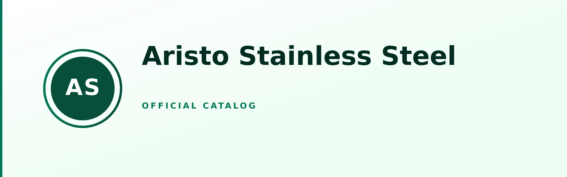 Aristo Stainless Steel Store Banner