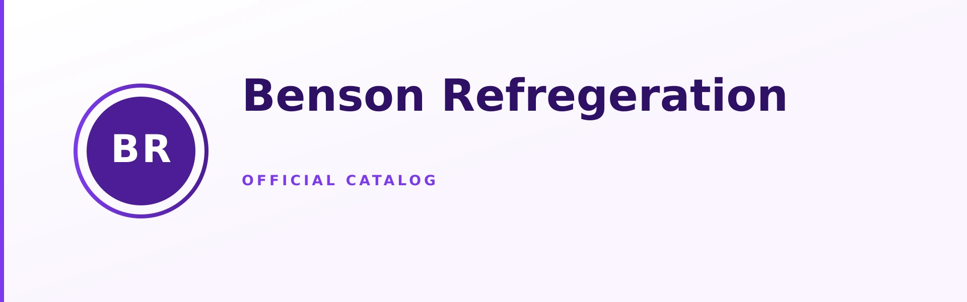 Benson Refregeration Store Banner