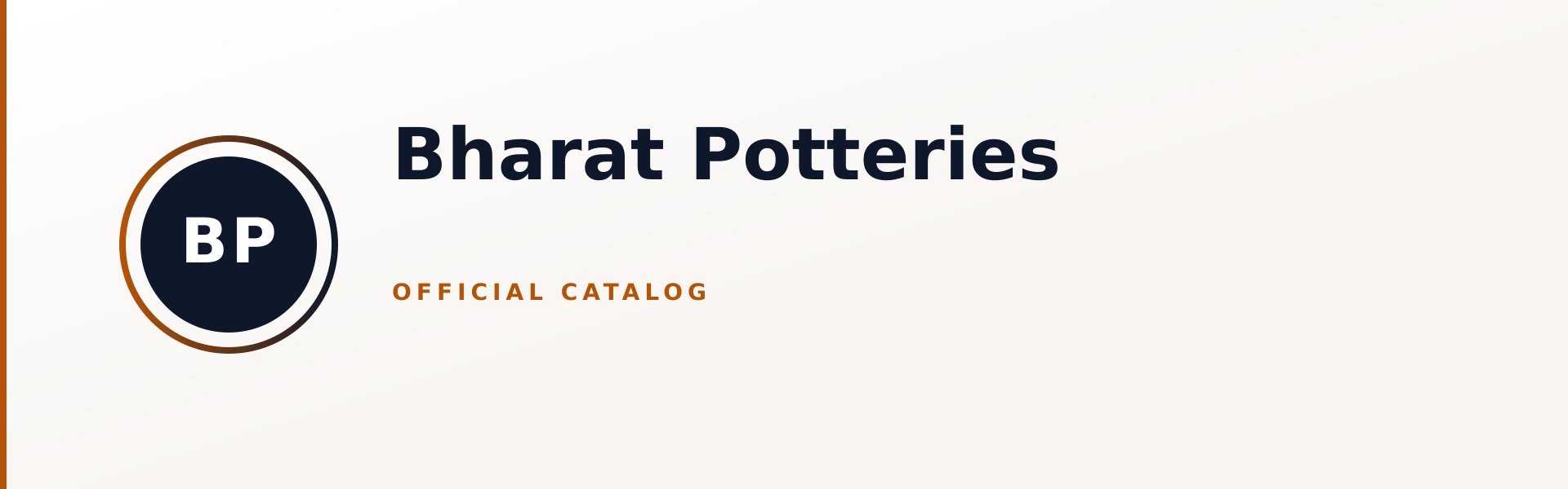 Bharat Potteries Store Banner