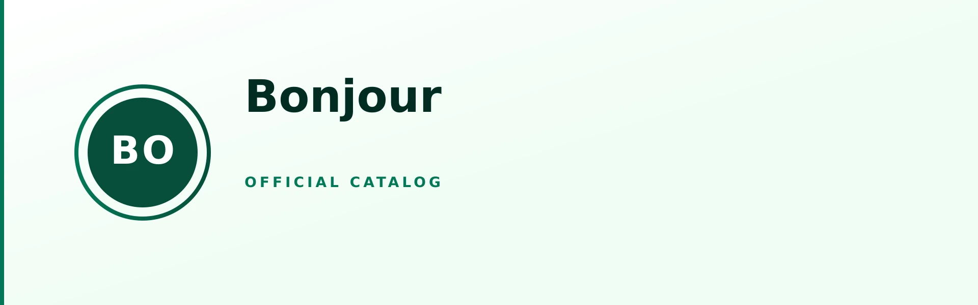 Bonjour Store Banner