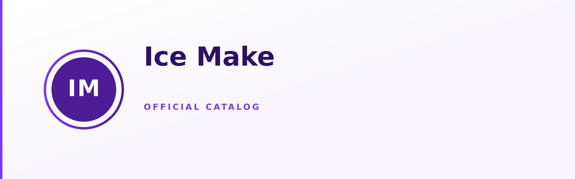 Ice Make Store Banner