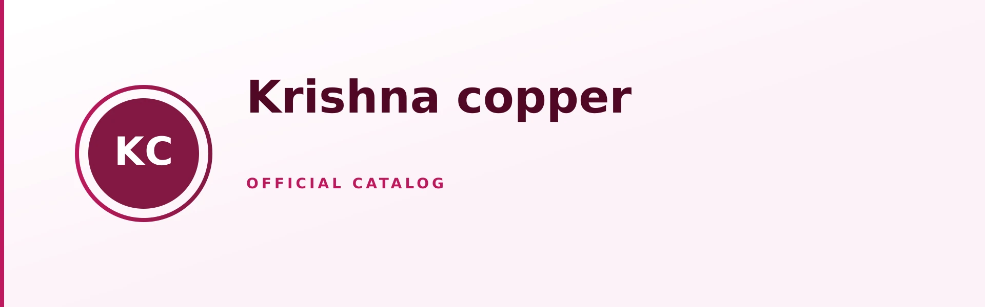Krishna copper Store Banner