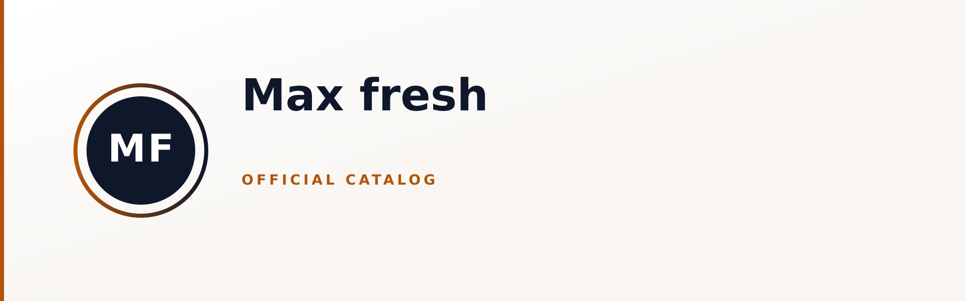 Max fresh Store Banner