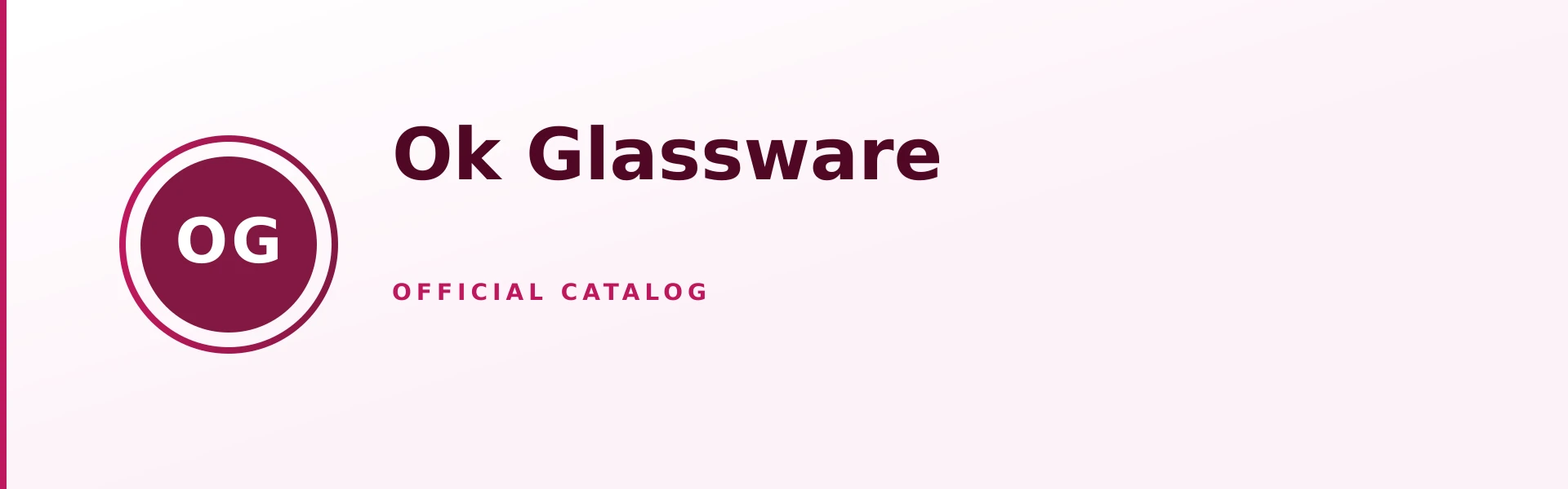 Ok Glassware Store Banner