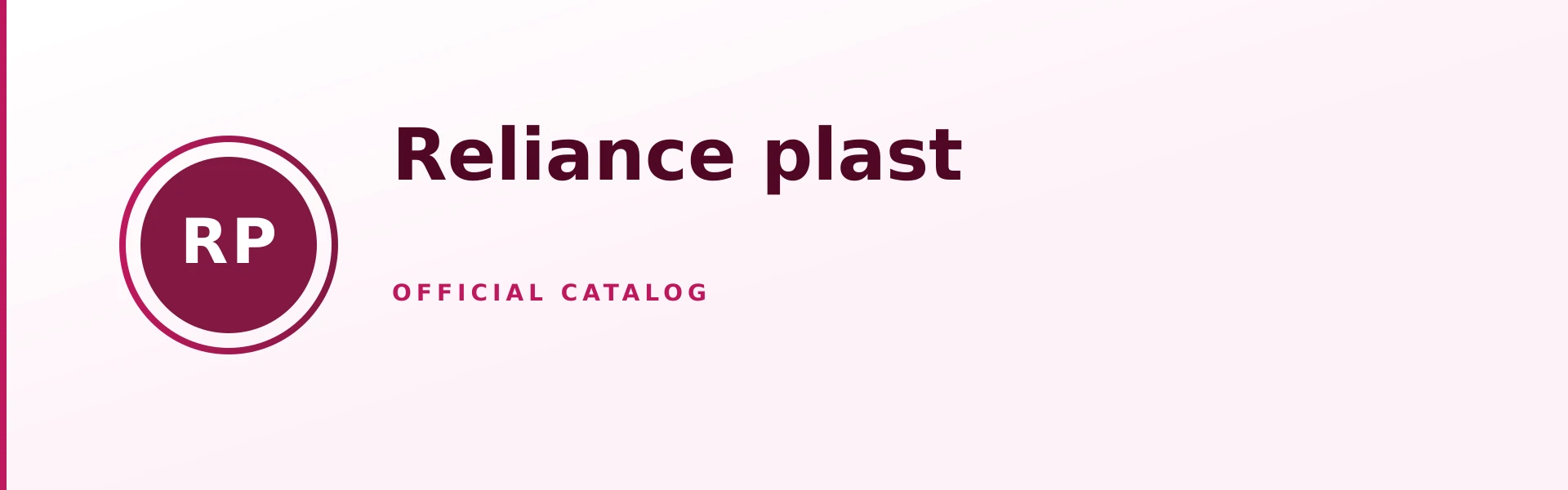 Reliance plast Store Banner