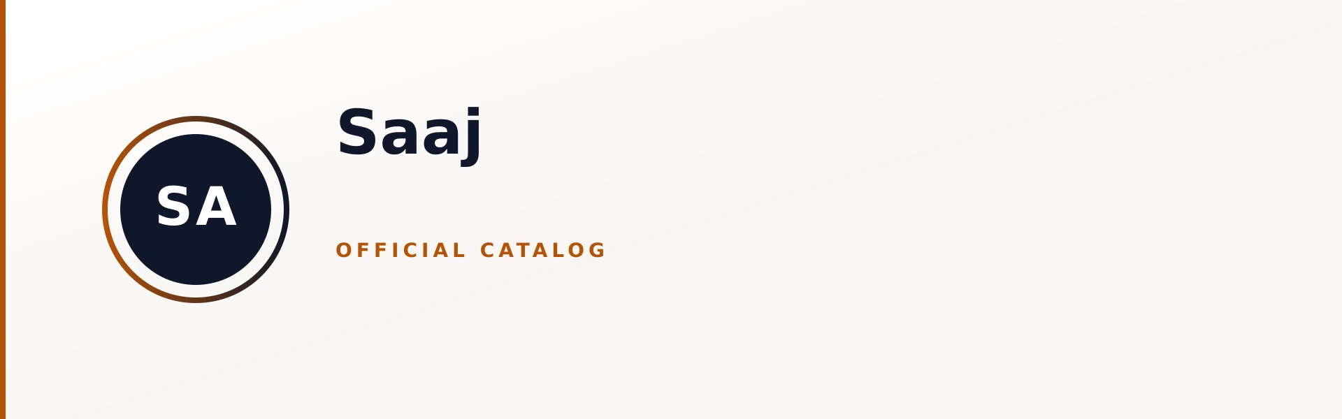 Saaj Store Banner