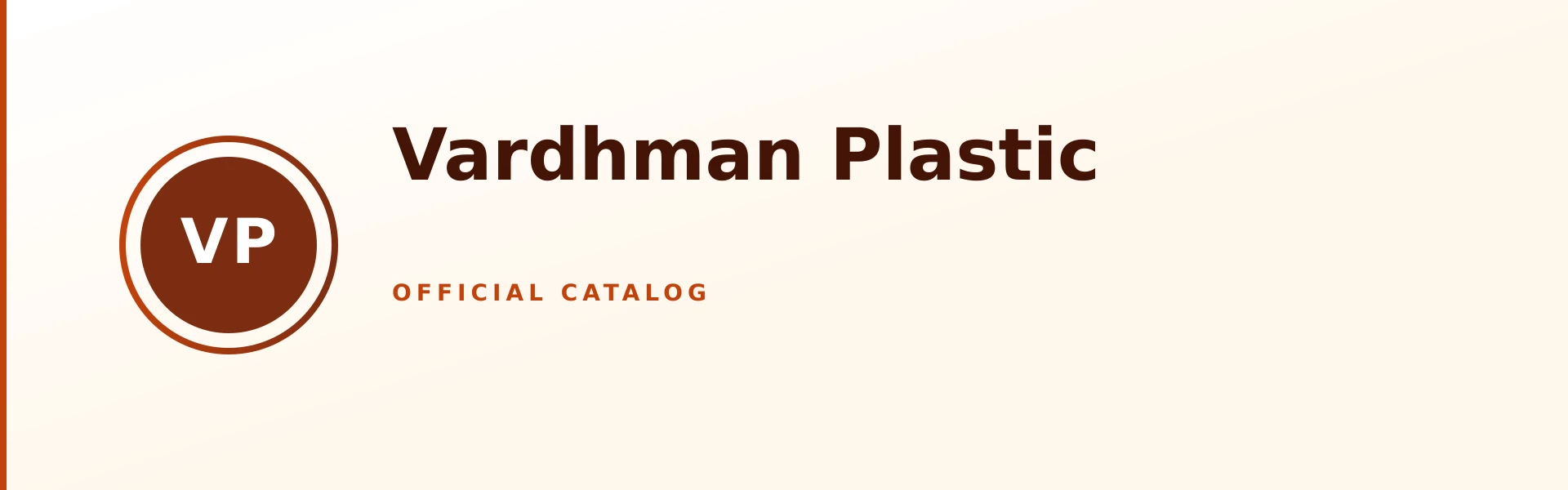 Vardhman Plastic Store Banner
