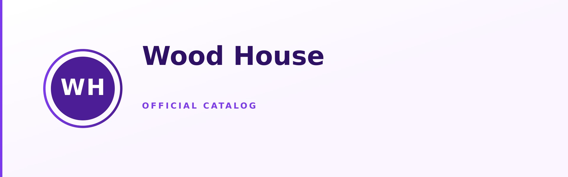 Wood House Store Banner