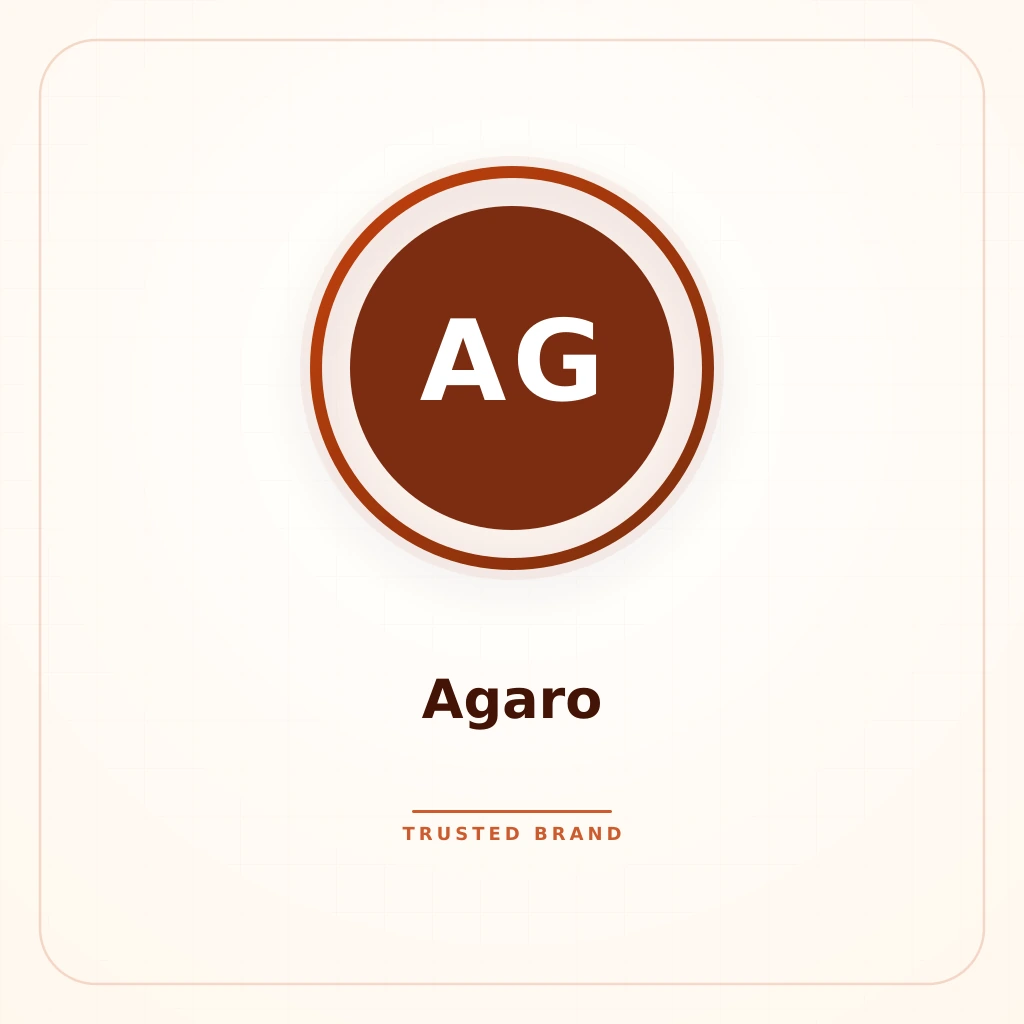 Agaro brand directory badge — home and kitchen appliances
