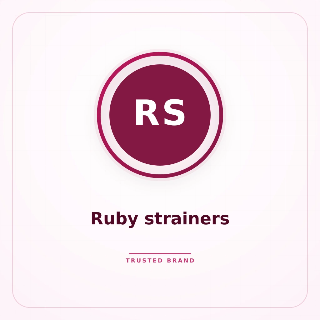 Ruby strainers Official Logo