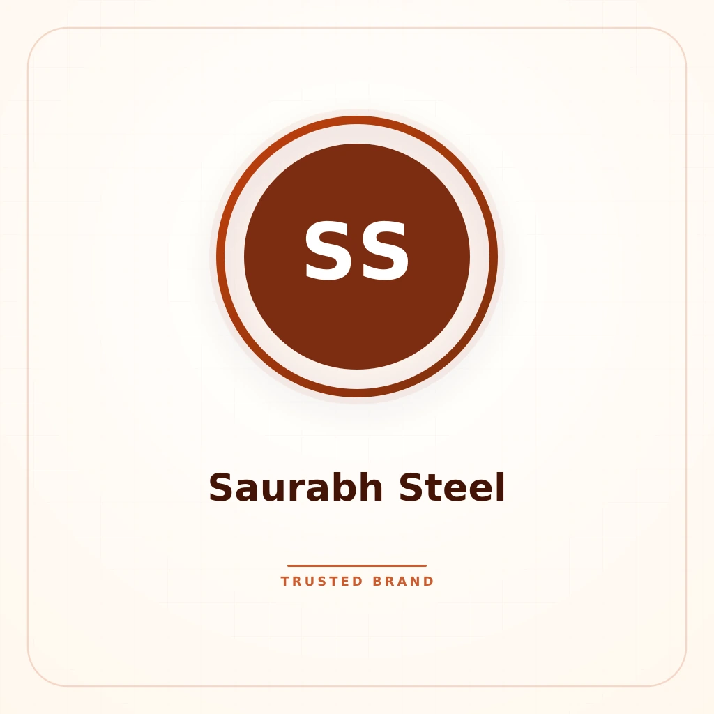 Saurabh Steel Official Logo
