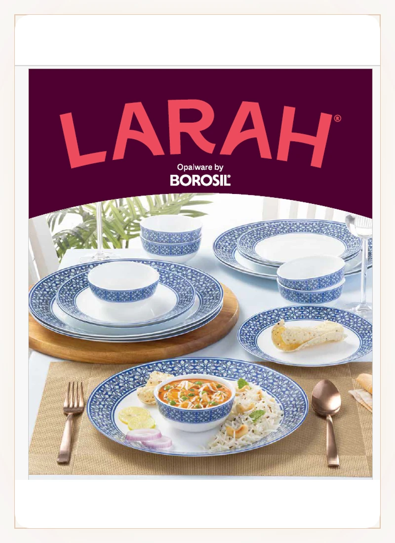 Larah by Borosil Opalware Collection Catalog