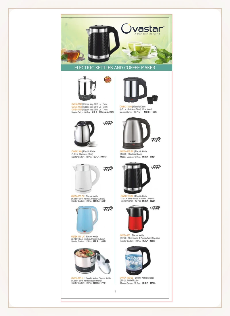 OVASTER Kitchen Appliances