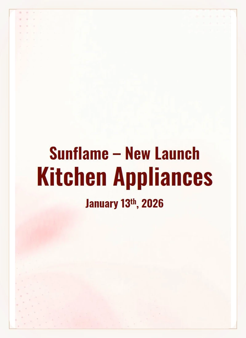 Sunflame New Launch Kitchen Appliances