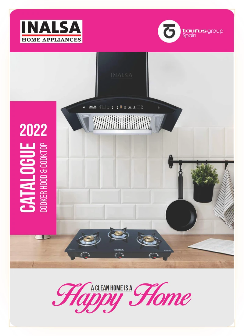 Inalsa Cooker Hoods and Cooktop Catalog