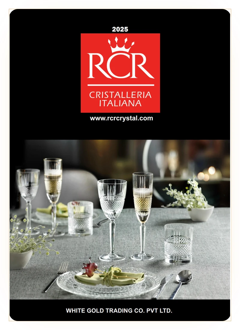 RCR Crystal glassware
