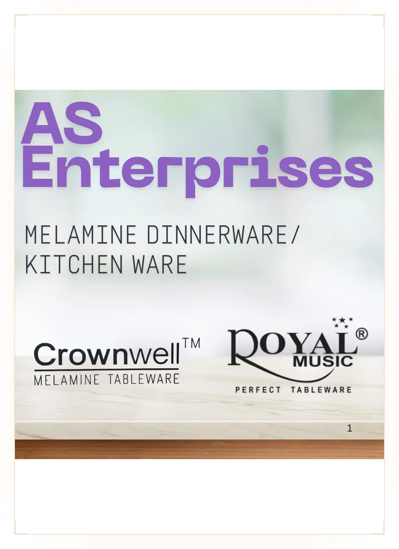 Royal Music Melamine Tableware products
