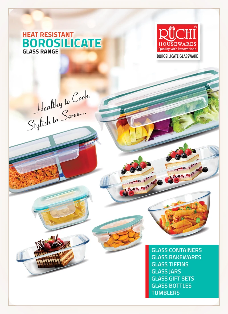 Ruchi Houseware Borosilicate Glassware Catalog