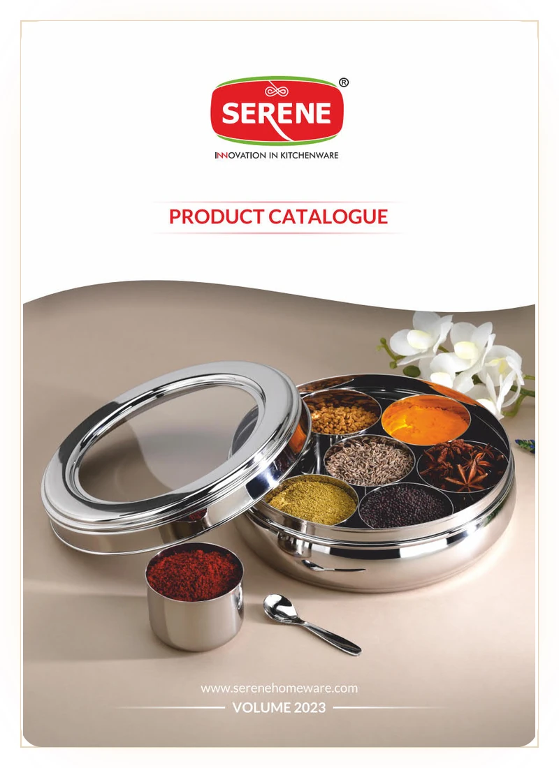 Serene Homeware Stainless Steel Product Catalouge