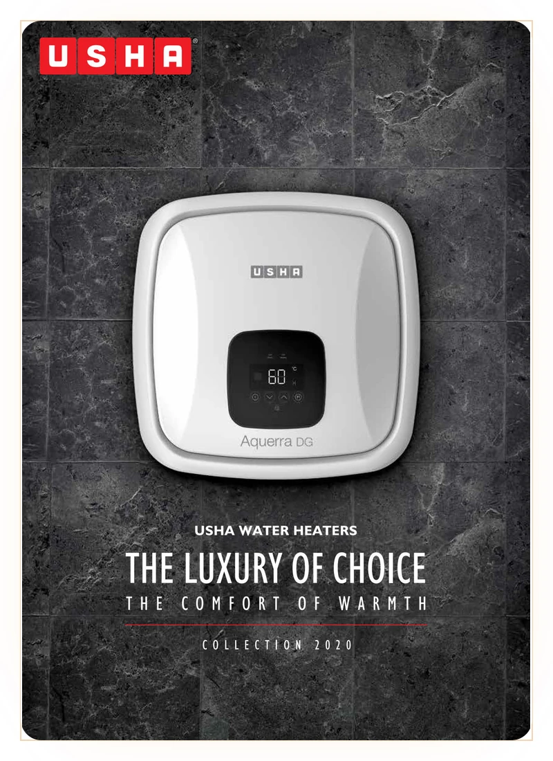 Usha Water Heater Range Product Catalogue