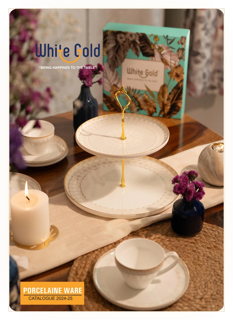 White Gold Porcelaineware