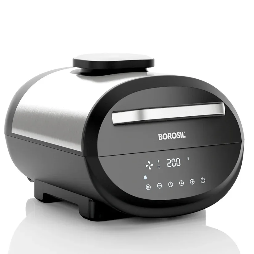 Open non-stick XL basket and barbeque plate accessories