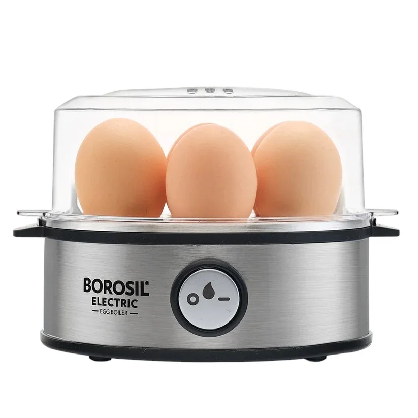 Borosil 7-egg electric boiler premium stainless steel hero shot