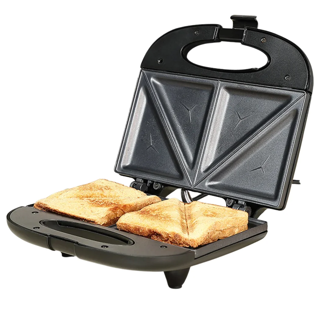 Borosil Klassy 800W Sandwich Maker featuring an elegant stainless steel mirror finish for modern luxury kitchens