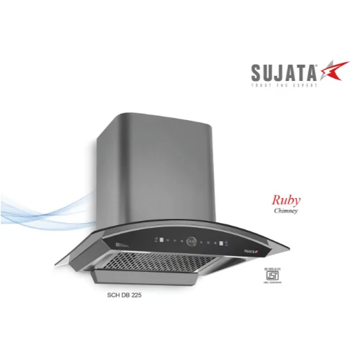Front profile showcasing the sleek black glass fascia and LED display